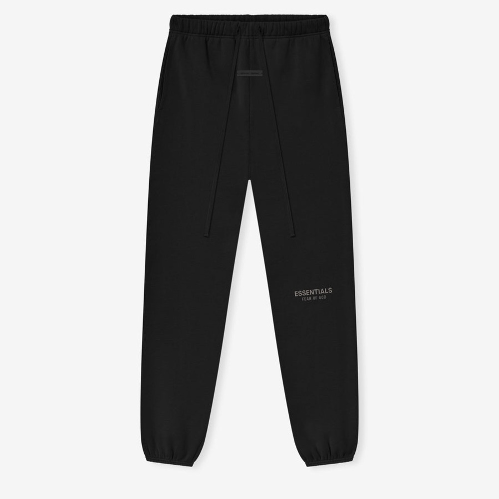 ESSENTIALS Fear of God Vintage Fleece Sweatpant Jet Black Size Small